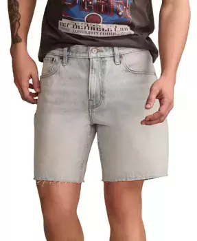Мужские свободные джинсовые шорты 8" Lucky Brand, синий