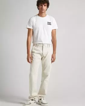 Мужские свободные джинсы Adams натурального цвета Pepe Jeans