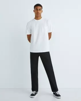 Мужские свободные джинсы прямого кроя, рабочие брюки Carhartt Wip, черный