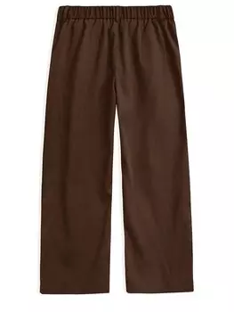 Мужские свободные однотонные широкие брюки Hypemode со складками Manfinity, кофейно-коричневый