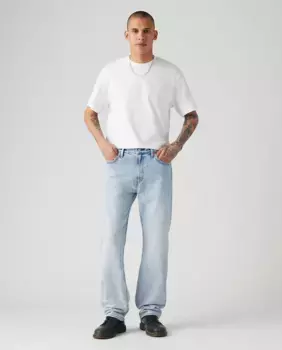 Мужские свободные прямые хлопковые джинсы 551 Levi's, синий