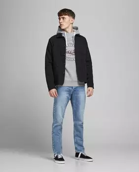 Мужские свободные синие джинсы Chris Jack & Jones, синий