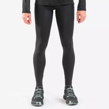 Мужские тайтсы для бега и трейлраннинга - KIPRUN Run 900 со встроенным поясом - черные Kiprun