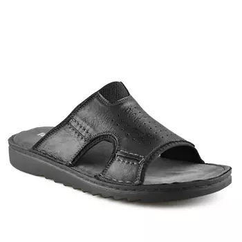 Мужские тапочки черные Tendenz