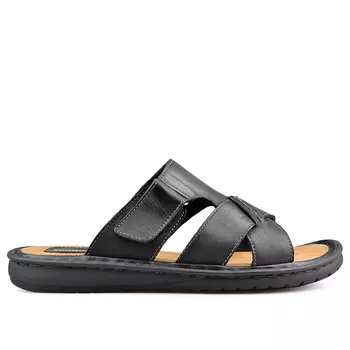 Мужские тапочки черные Tendenz