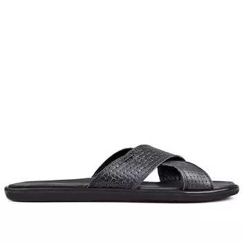 Мужские тапочки черные Tendenz