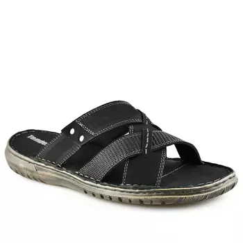 Мужские тапочки черные Tendenz