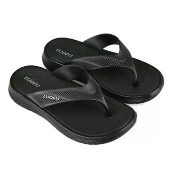 Мужские тапочки черные Tendenz