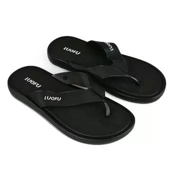 Мужские тапочки черные Tendenz