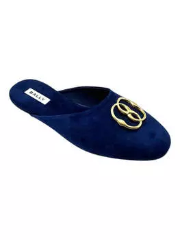 Мужские тапочки из морской замши Bally Gylon 6303993, синий