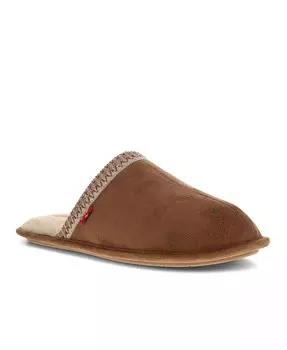 Мужские тапочки Milton Nordic с эффектом памяти Levi's, коричневый/бежевый