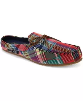 Мужские тапочки-мокасины mcguire в клетку mock tie mule Polo Ralph Lauren, мульти