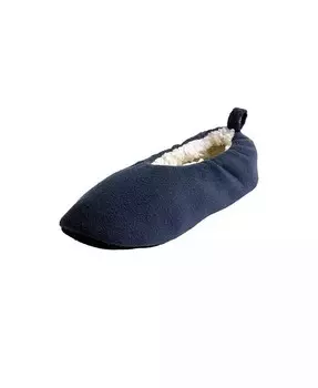 Мужские тапочки-носки на подкладке из шерпы KingSize, синий