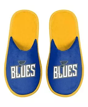Мужские тапочки st. louis blues scuff slide FOCO, синий