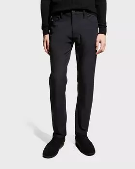 Мужские технические брюки с 5 карманами Emporio Armani, цвет Solid Medium Navy