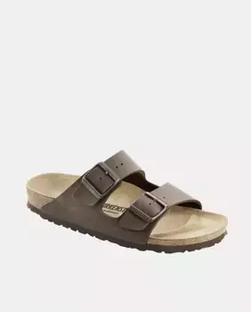 Мужские темно-коричневые босоножки с пряжкой Birkenstock, темно-коричневый