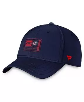 Мужские темно-синие бейсболки Columbus Blue Authentic Pro Training Camp Flex Hat Fanatics, синий