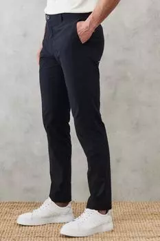 Мужские темно-синие брюки узкого кроя с прямыми боковыми карманами AC&Co Altinyildiz Classics, темно-синий