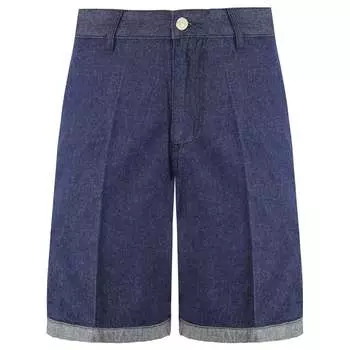 Мужские темно-синие джинсовые шорты Armani Exchange, синий