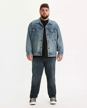 Мужские темно-синие джинсы Slim Taper 512, большие размеры Levi's, темно-синий