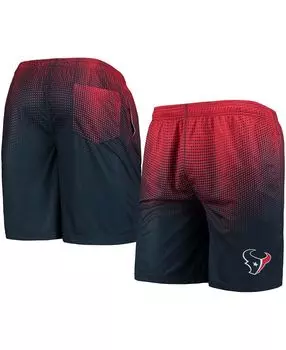 Мужские темно-синие и красные шорты для тренинга houston texans pixel gradient FOCO, мульти