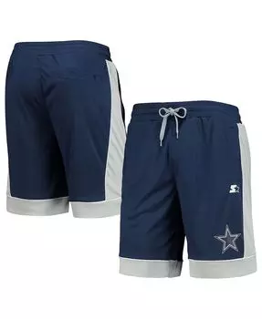 Мужские темно-синие, серые модные шорты, любимые фанатами dallas cowboys G-III Sports by Carl Banks, мульти