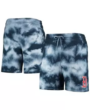 Мужские темно-синие шорты boston red sox team с красителем New Era, синий