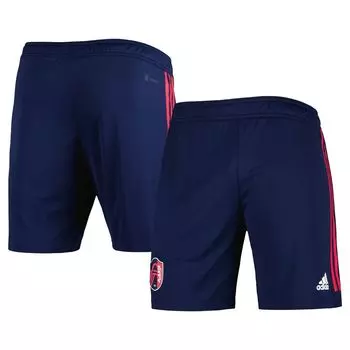 Мужские темно-синие шорты на выезде St. Louis City SC 2023 AEROREADY Authentic adidas