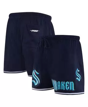 Мужские темно-синие шорты Seattle Kraken Classic в сетку Pro Standard
