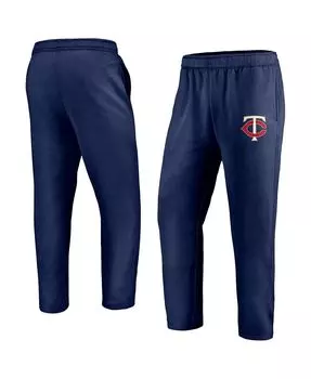 Мужские темно-синие спортивные штаны с логотипом minnesota twins primary Fanatics, синий