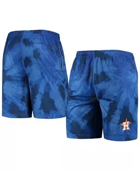 Мужские темно-синие тренировочные шорты houston astros tie-dye FOCO, синий