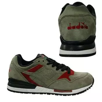 Мужские темно-зеленые кроссовки премиум-класса Intrepid Diadora, коричневый