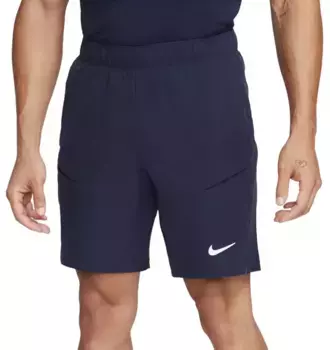 Мужские теннисные шорты NikeCourt Advantage 9 дюймов NikeCourt Advantage, цвет Obsidian/Obsidian/White