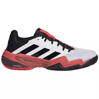 Мужские теннисные туфли Adidas BARRICADE, белый/красный