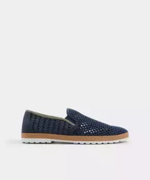 Мужские текстильные эспадрильи с круглым носком Aldo, тёмно-синий