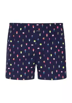 Мужские тканые боксеры с логотипом JOCKEY, цвет Maritime Blue