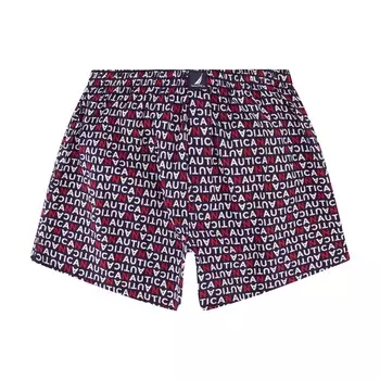 Мужские тканые боксеры с логотипом Nautica, цвет Refresh