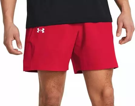 Мужские тканые шорты базовой линии Under Armour, красный