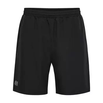 Мужские тканые шорты Hmlcourt для падел-тенниса с технологией Beecool HUMMEL, цвет schwarz