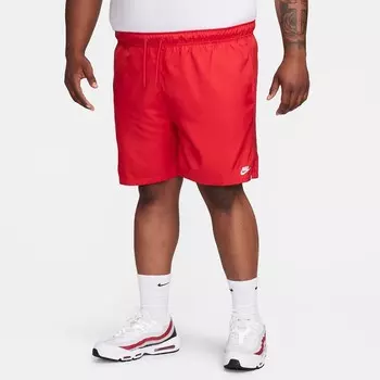 Мужские тканые шорты Nike Club с струящейся тканью, цвет University Red