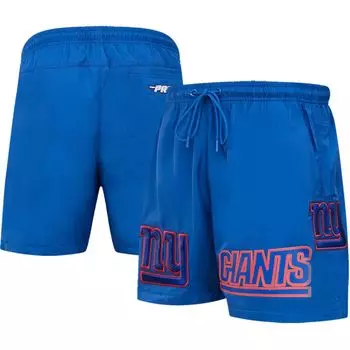 Мужские тканые шорты Pro Standard Royal New York Giants
