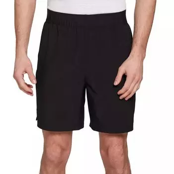 Мужские тканые теннисные шорты Prince Match 7 дюймов, черный