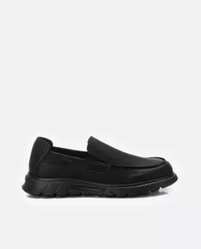 Мужские топсайдеры с эластичным подъемом и резиновой подошвой Refresh, черный