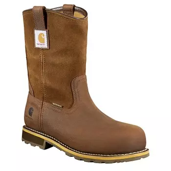 Мужские традиционные рабочие ботинки Wellington с мягким носком, 10 дюймов Carhartt, коричневый