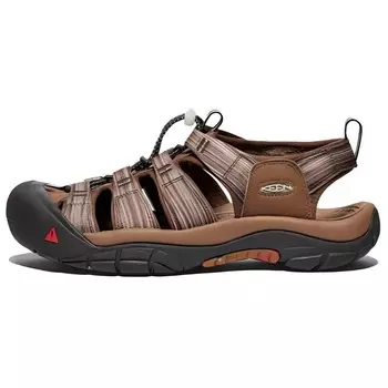 Мужские треккинговые ботинки Newport Retro River, коричневые/черные Keen