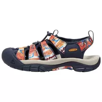 Мужские треккинговые ботинки Newport Retro River, темно-синие/сладкие оранжевые Keen