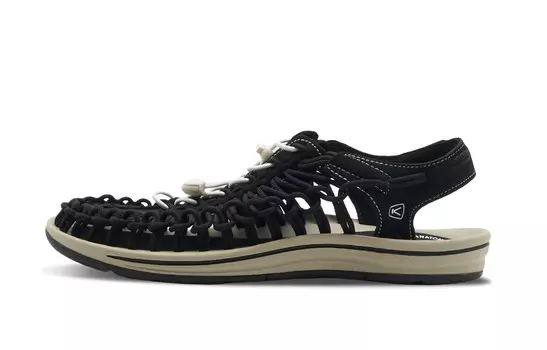 Мужские треккинговые ботинки Uneek River Trekking Shoes Black/Silver Birch White Keen