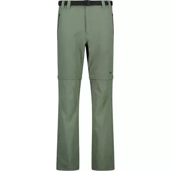 Мужские треккинговые брюки на молнии CMP, зеленый
