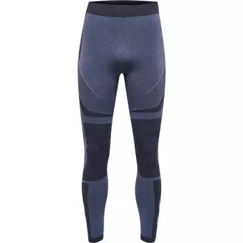 Мужские тренировочные леггинсы Hmlte Mike Seamless Tights с технологией Beecool HUMMEL, цвет schwarz