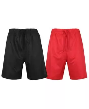 Мужские тренировочные шорты для активных тренировок 7 дюймов, упаковка из 2 шт. Galaxy By Harvic, мульти